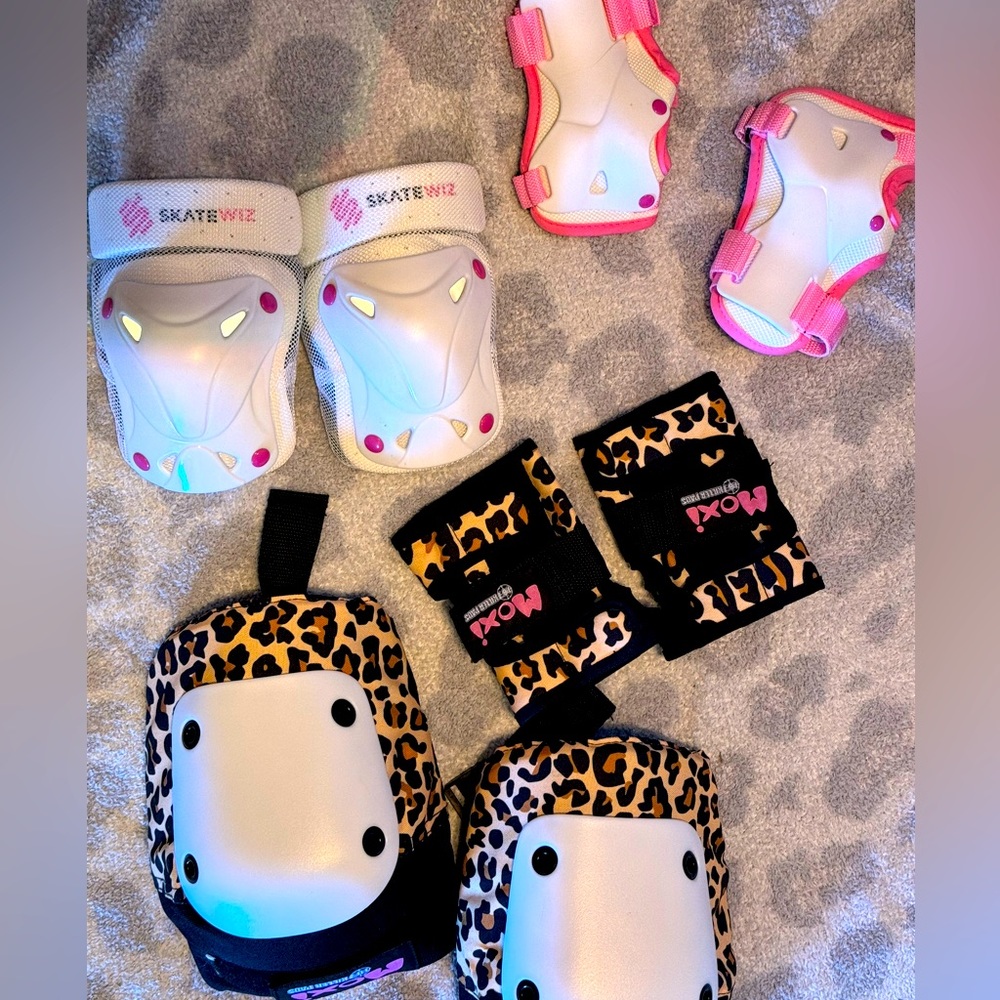 Moxi knee pads and wrist guards